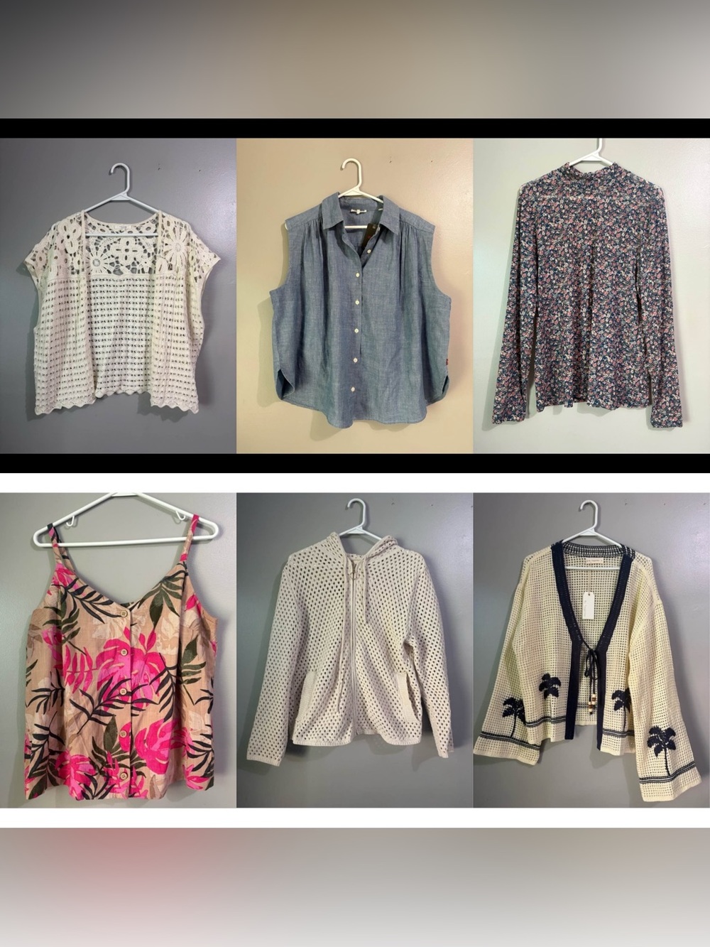 Lot of 6 women’s tops
